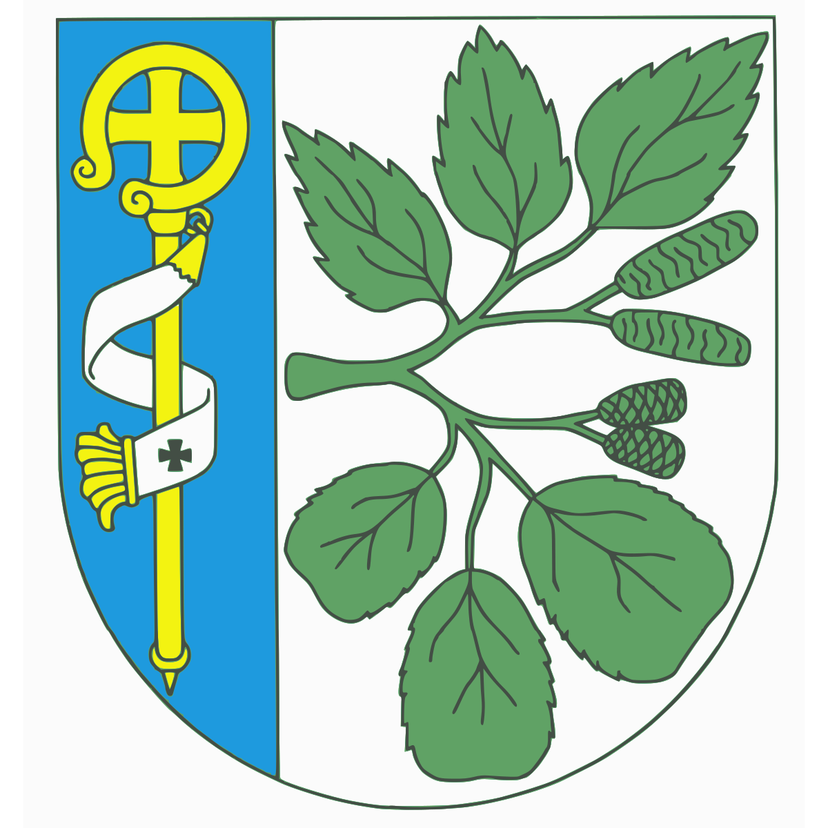 Coat of arms of Březová-Oleško, Central Bohemian Region