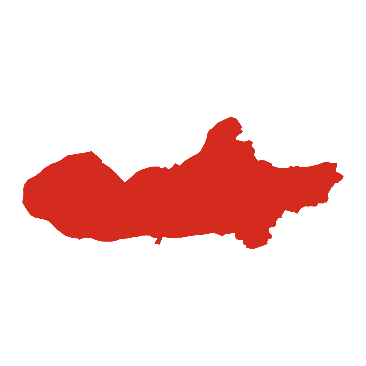 Břidličná boundary map