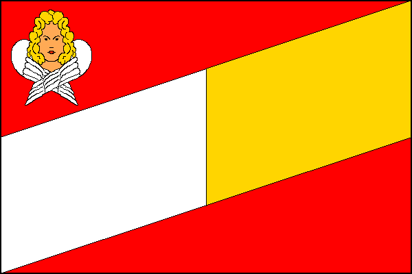 Flag of Břidličná, Moravian-Silesian Region