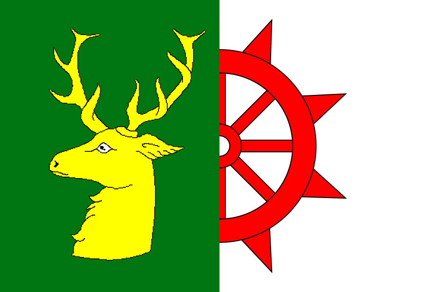 Flag of Brodek u Přerova, Olomouc Region