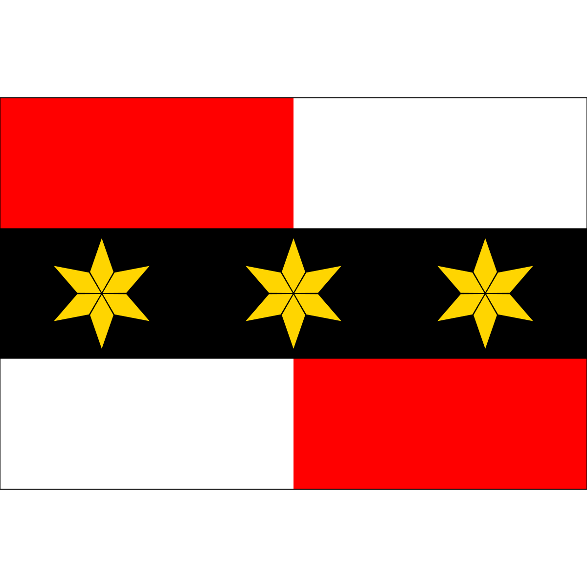 Flag of Brodek u Prostějova, Olomouc Region