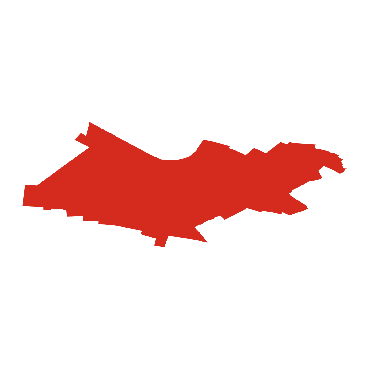 Břuchotín boundary map