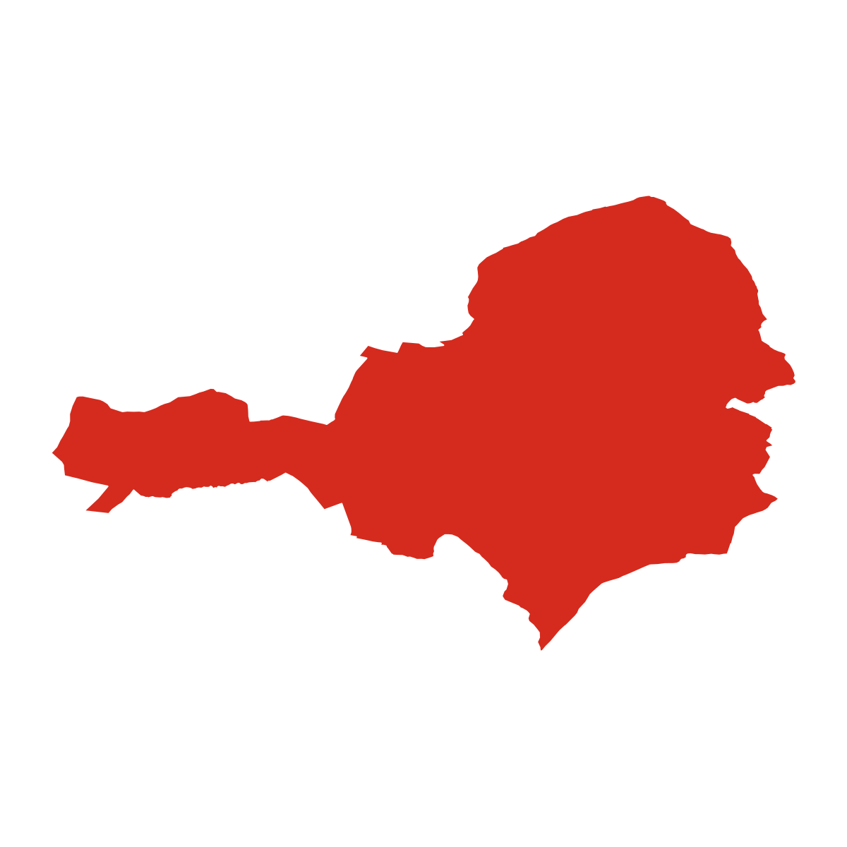 Budkovice boundary map