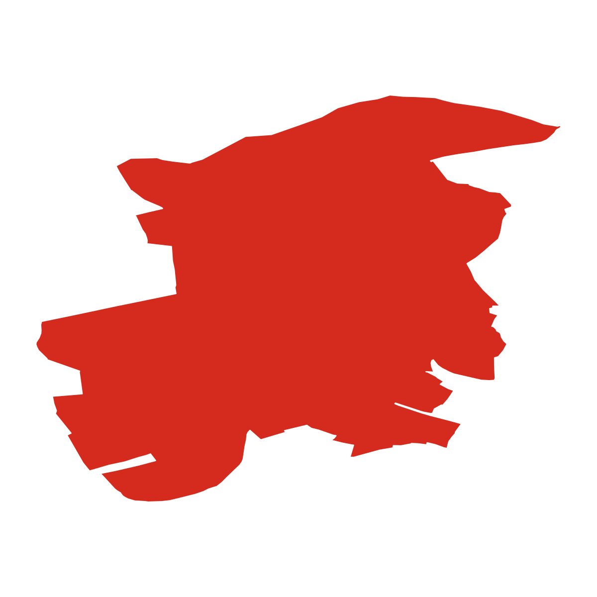 Bukovany boundary map