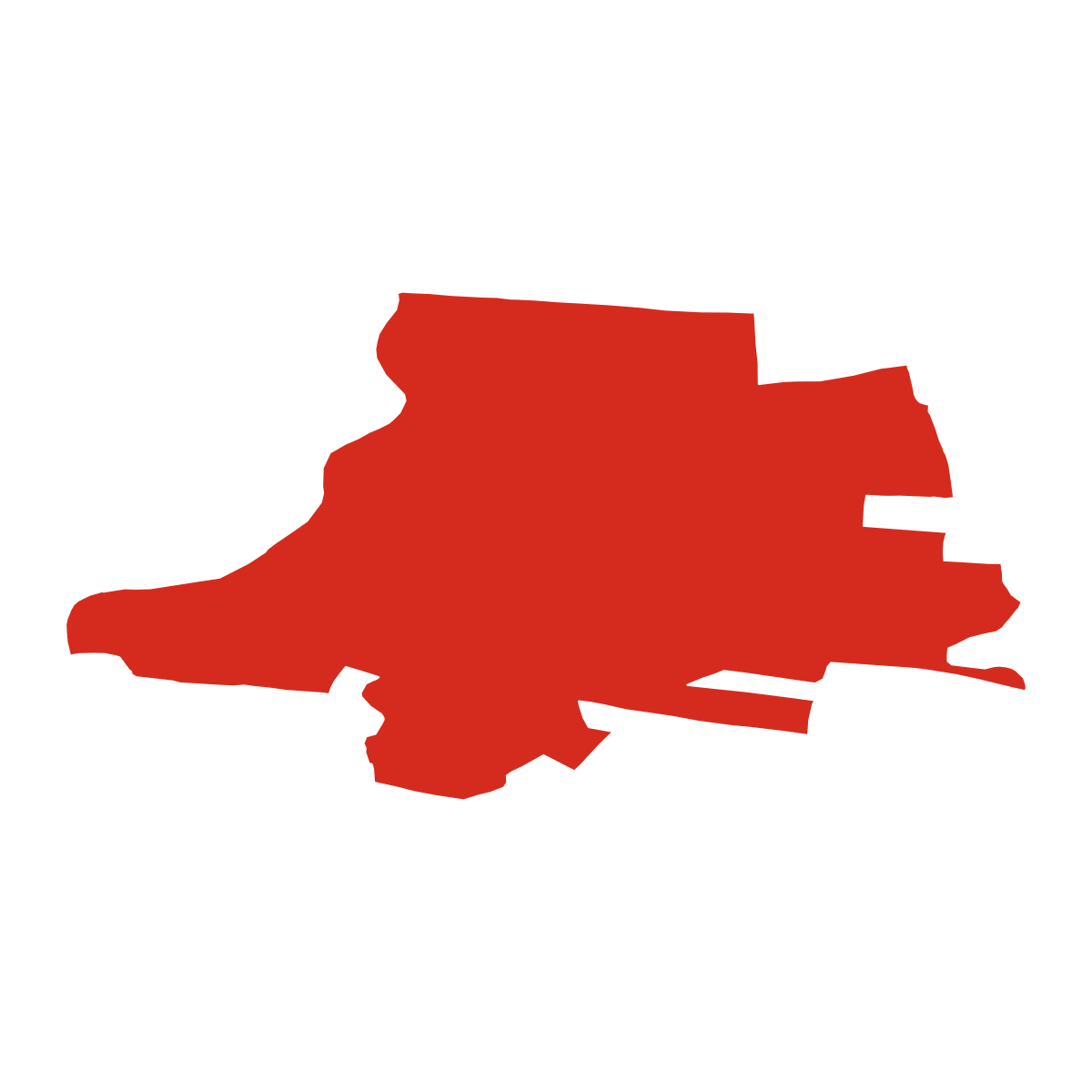 Bukovina nad Labem boundary map