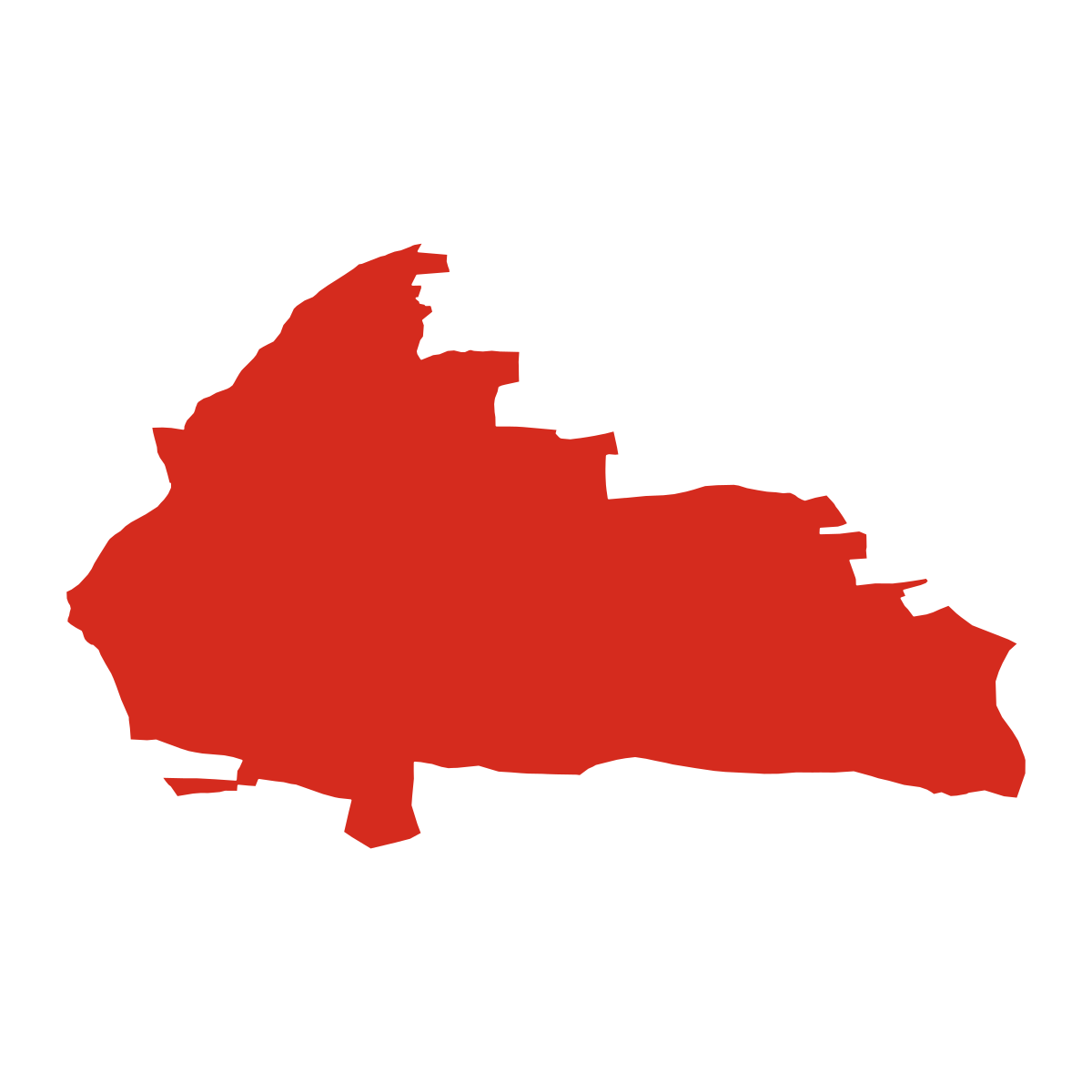 Buš boundary map
