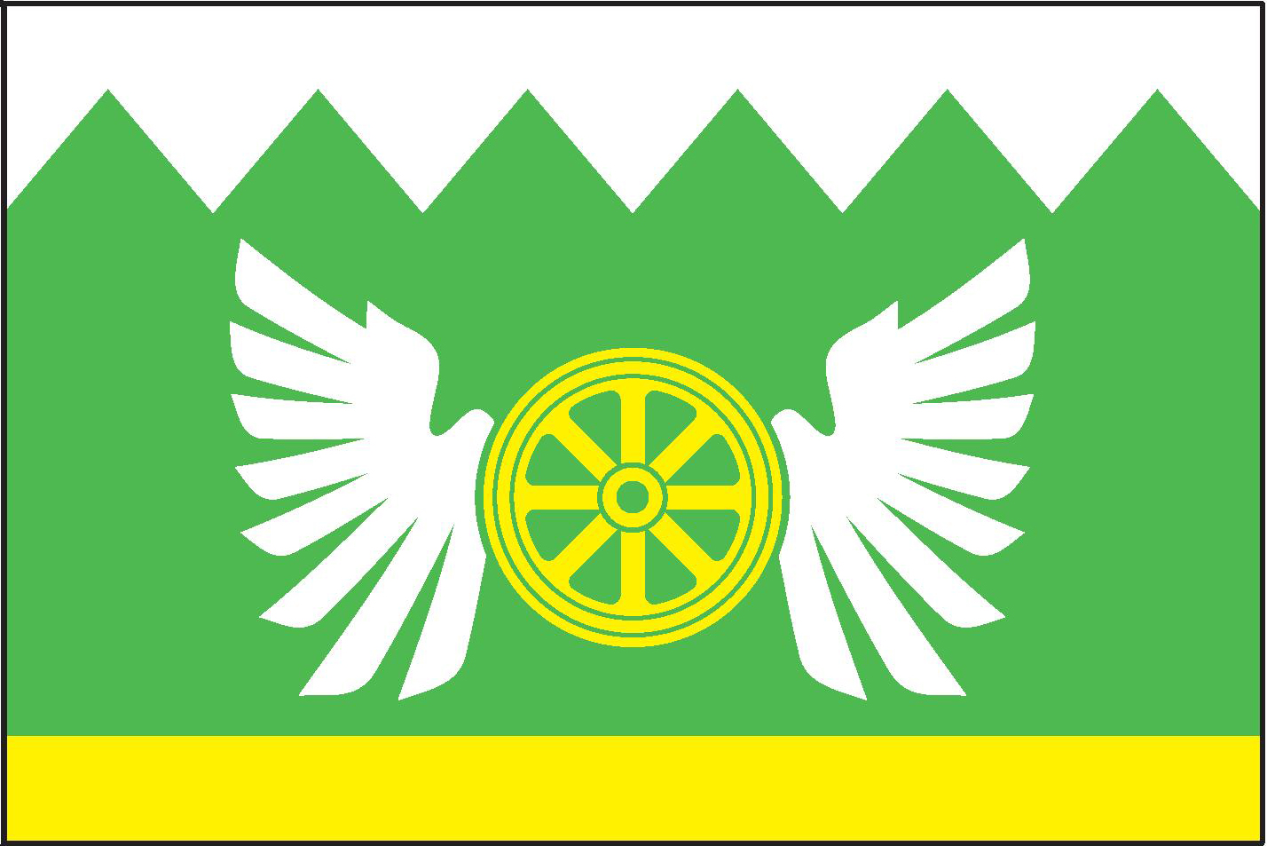 Flag of Butoves, Hradec Králové Region
