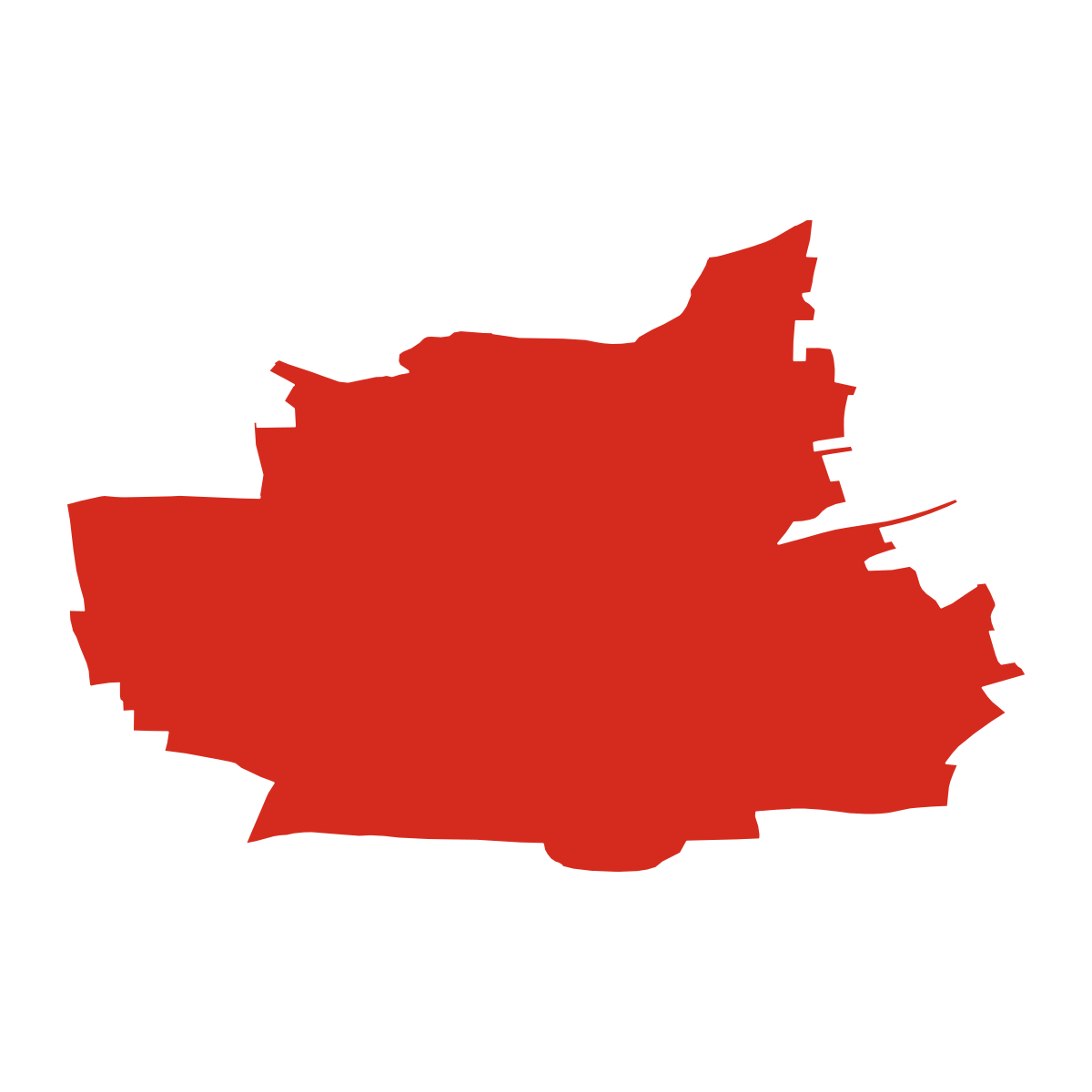 Bykoš boundary map