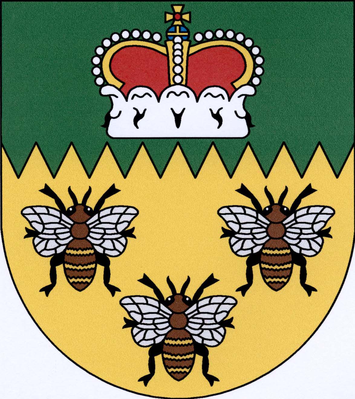 Coat of arms of Bynovec, Ústí nad Labem Region