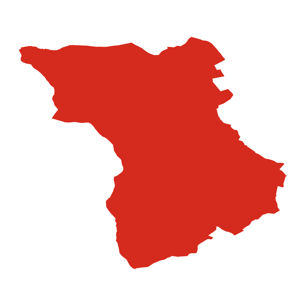Býšovec boundary map