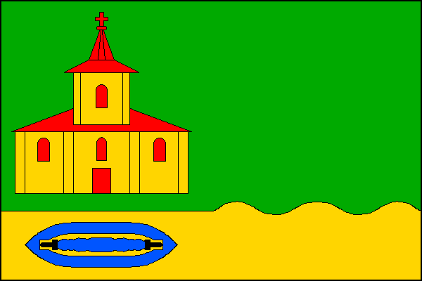 Flag of Bystré, Hradec Králové Region