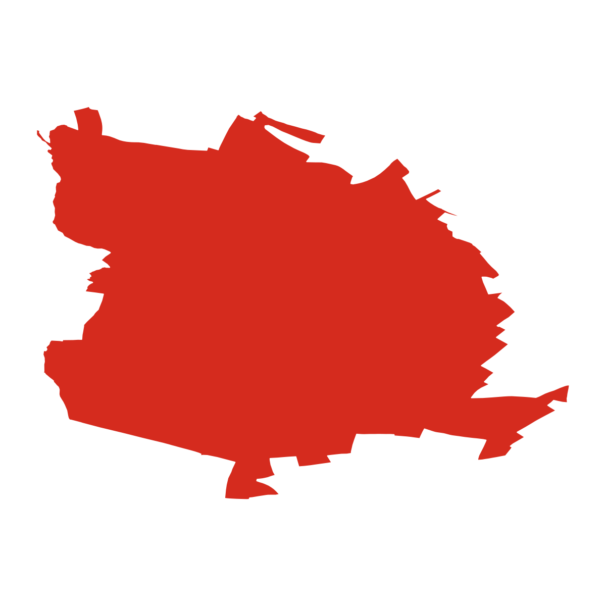 Bystřice boundary map