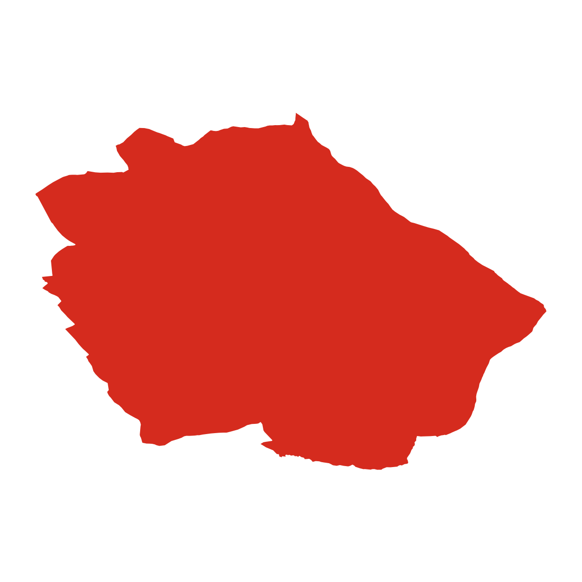 Bystřice pod Lopeníkem boundary map