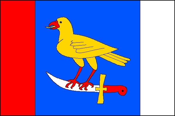 Flag of Bystřice pod Lopeníkem, Zlín Region