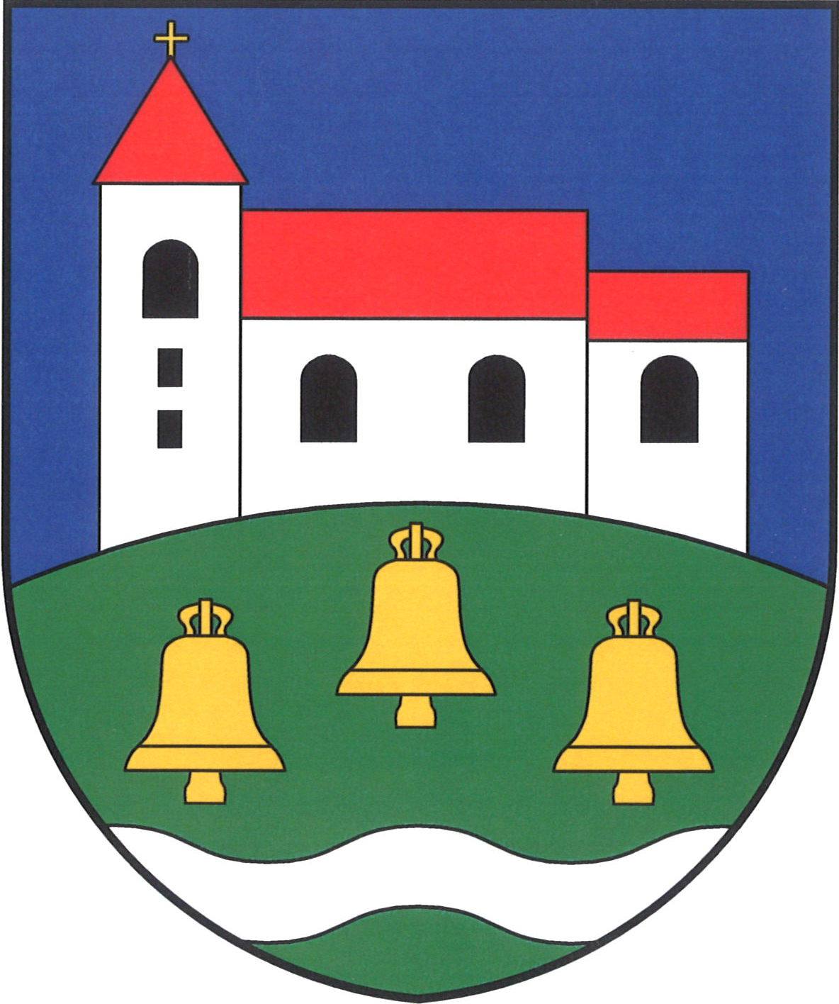 Coat of arms of Čakov, South Bohemian Region