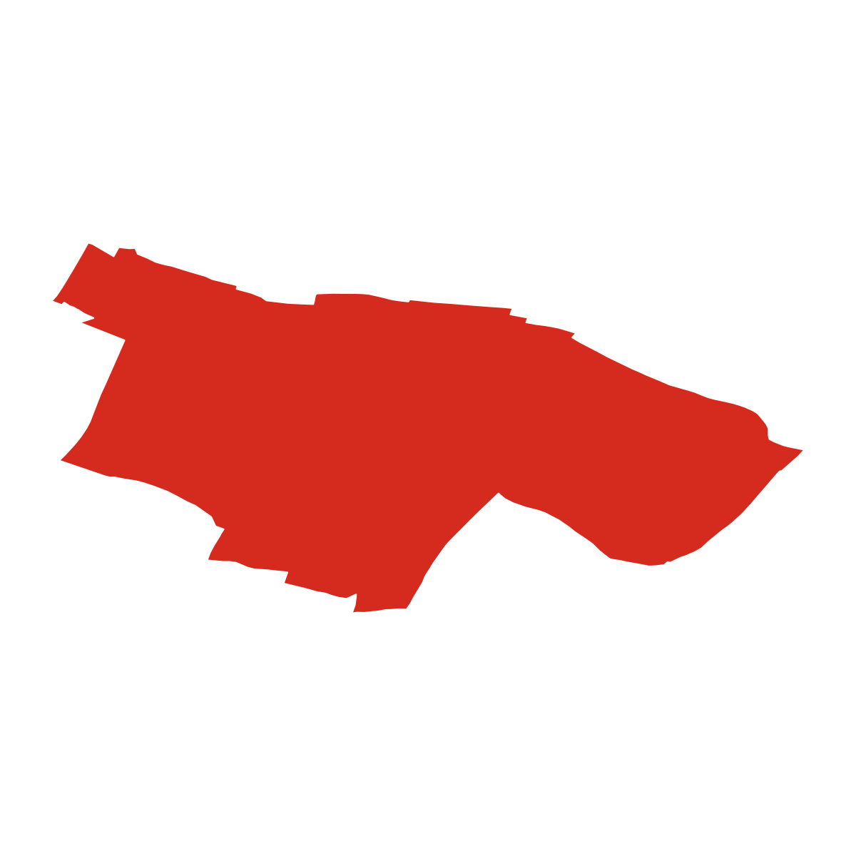 Častohostice boundary map