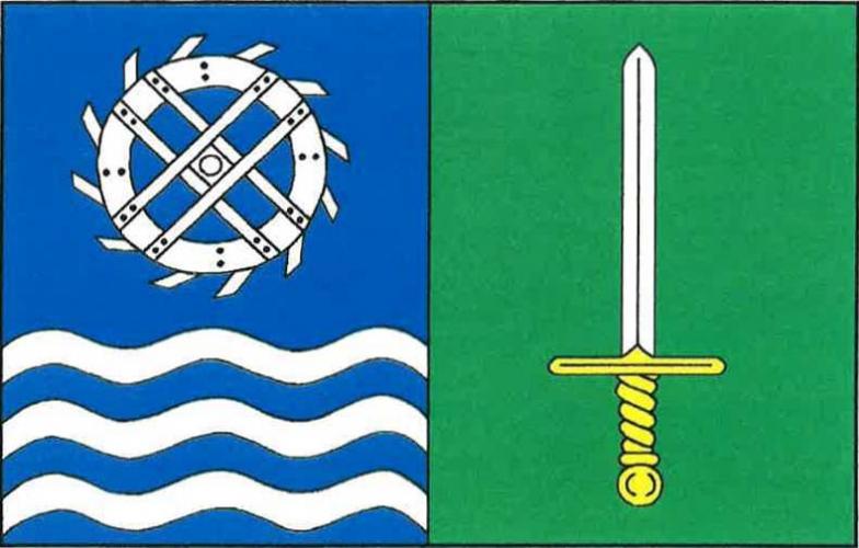 Flag of Celné, Pardubice Region