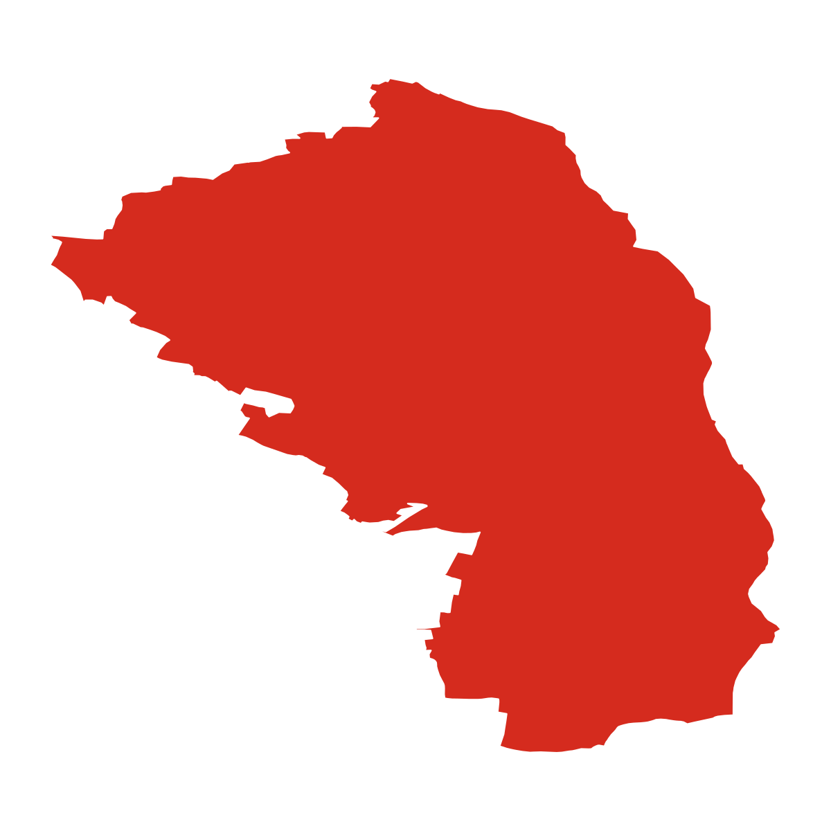 Čepřovice boundary map