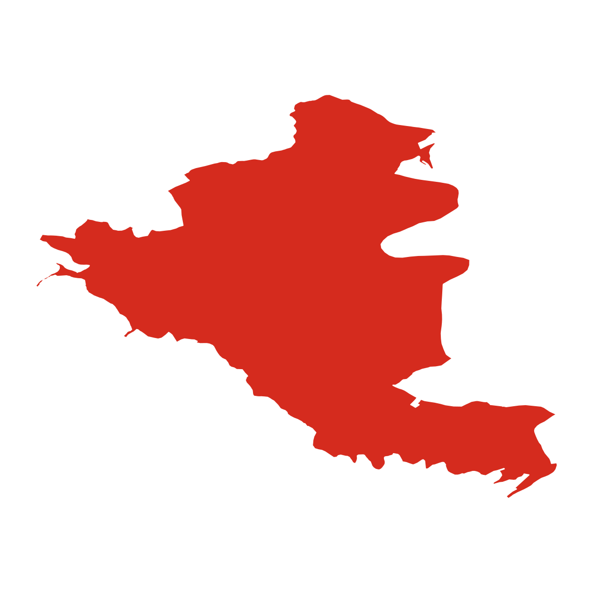 Čeřenice boundary map