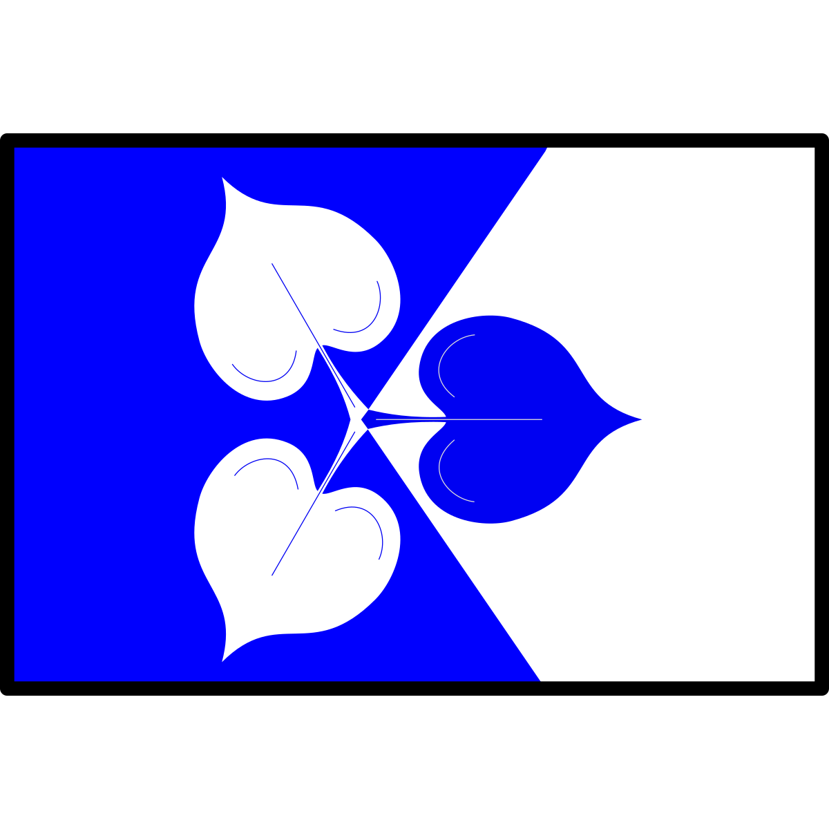 Flag of Černíky, Central Bohemian Region