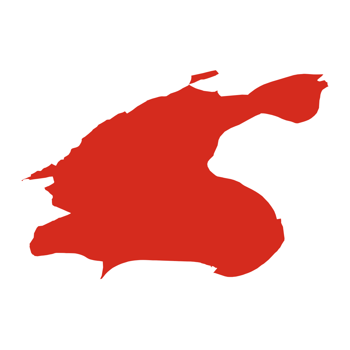 Černošice boundary map