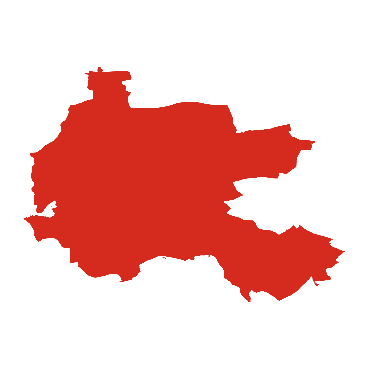 Černovice boundary map