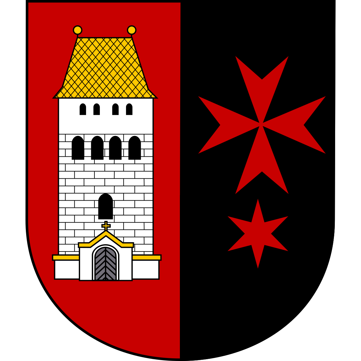 Coat of arms of Černý Most, Prague