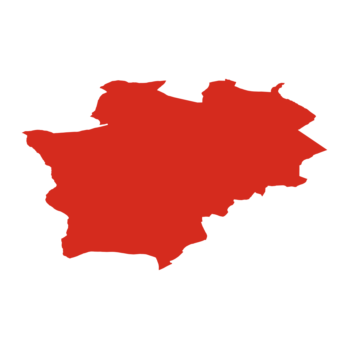 Červená Voda boundary map