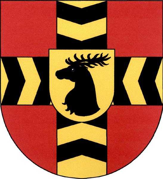 Coat of arms of Červené Pečky, Central Bohemian Region