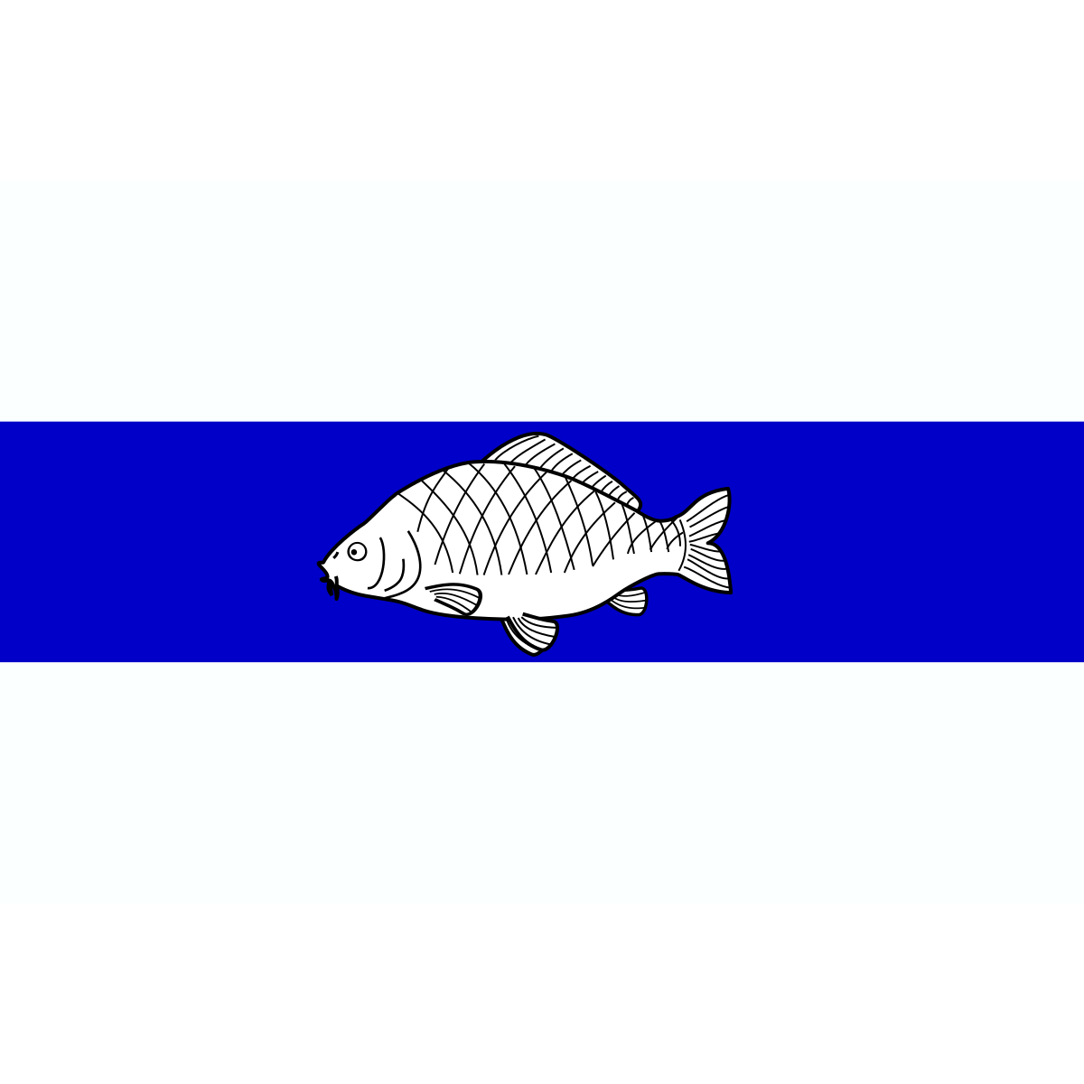 Flag of Česká Rybná, Pardubice Region