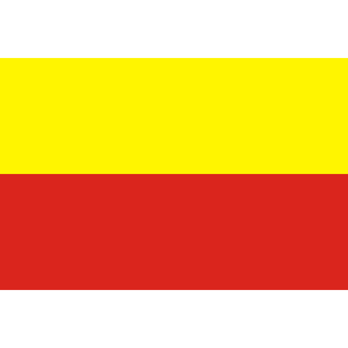 Flag of České Budějovice 4, South Bohemian Region