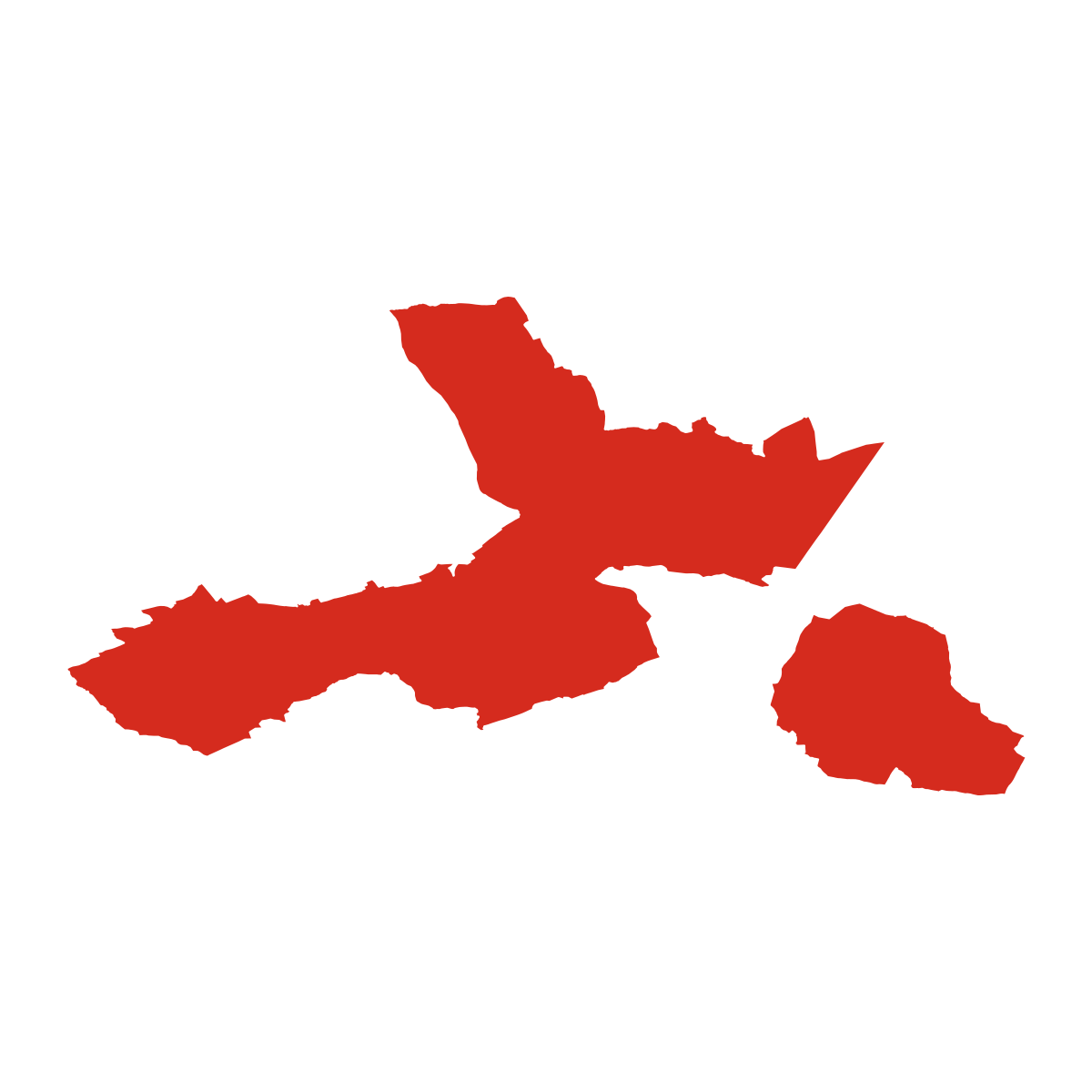 Chlebovice boundary map