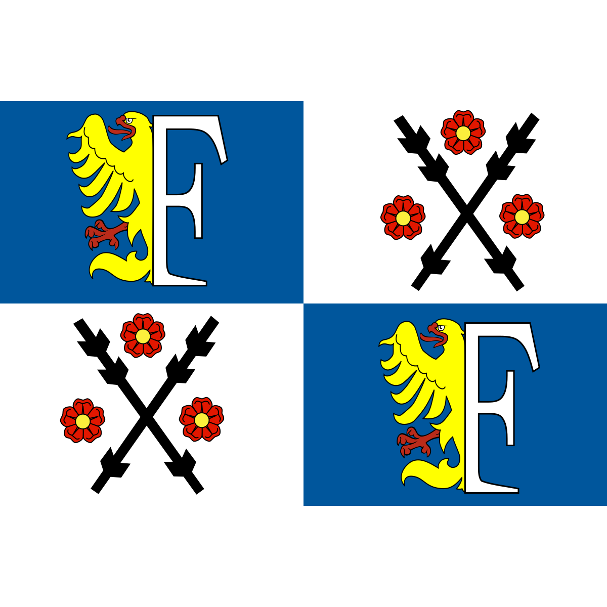 Flag of Chlebovice, Moravian-Silesian Region