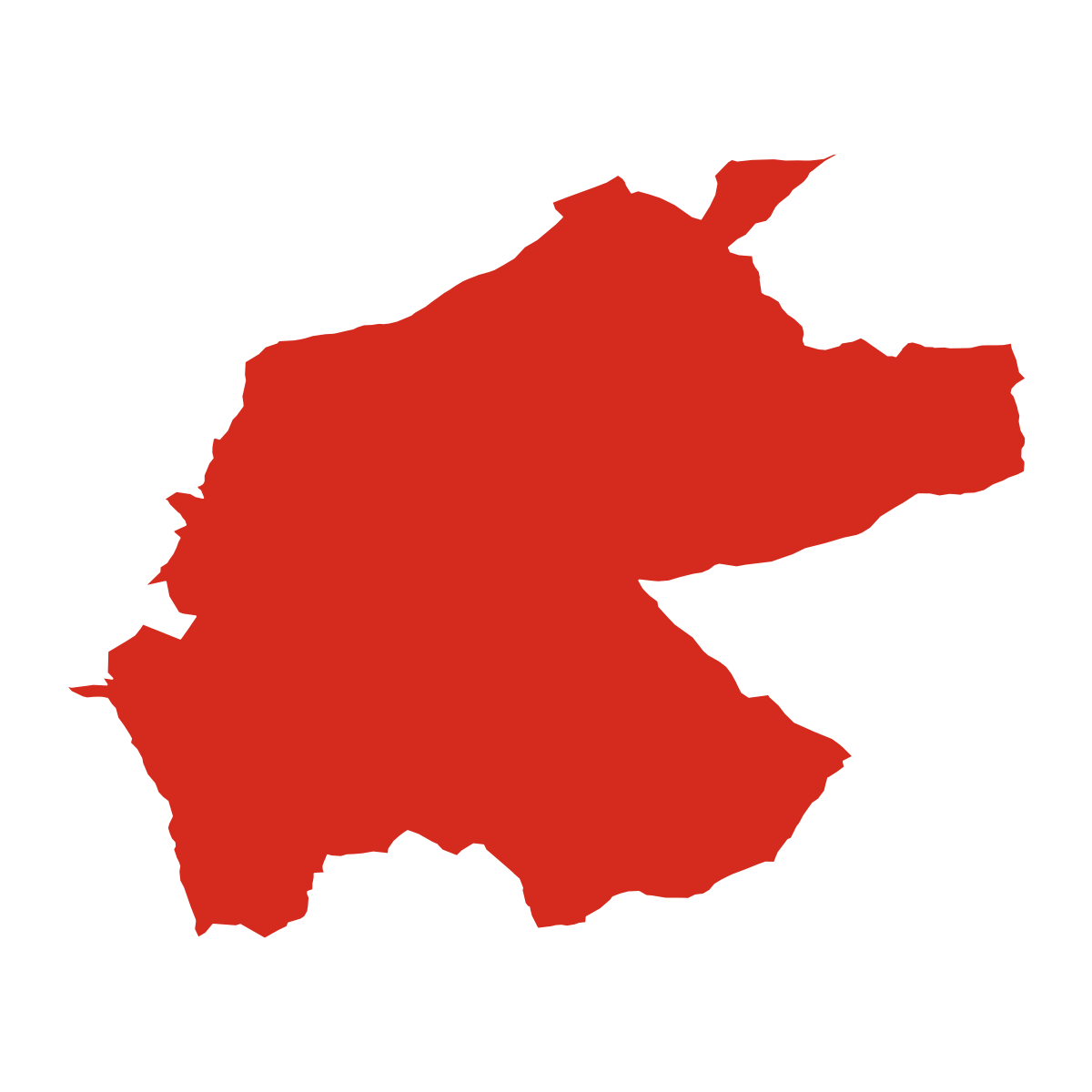 Chlébské boundary map