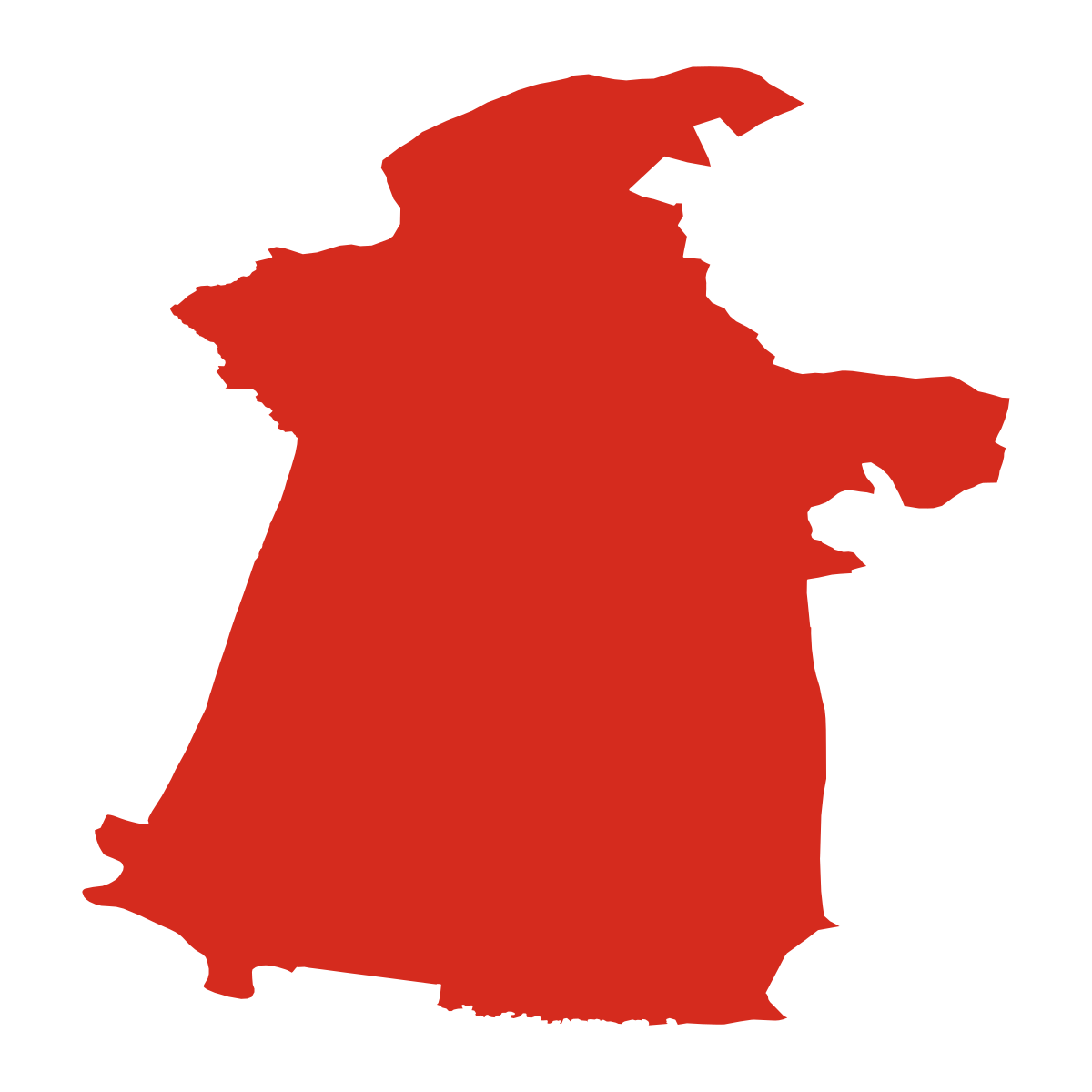 Choustníkovo Hradiště boundary map