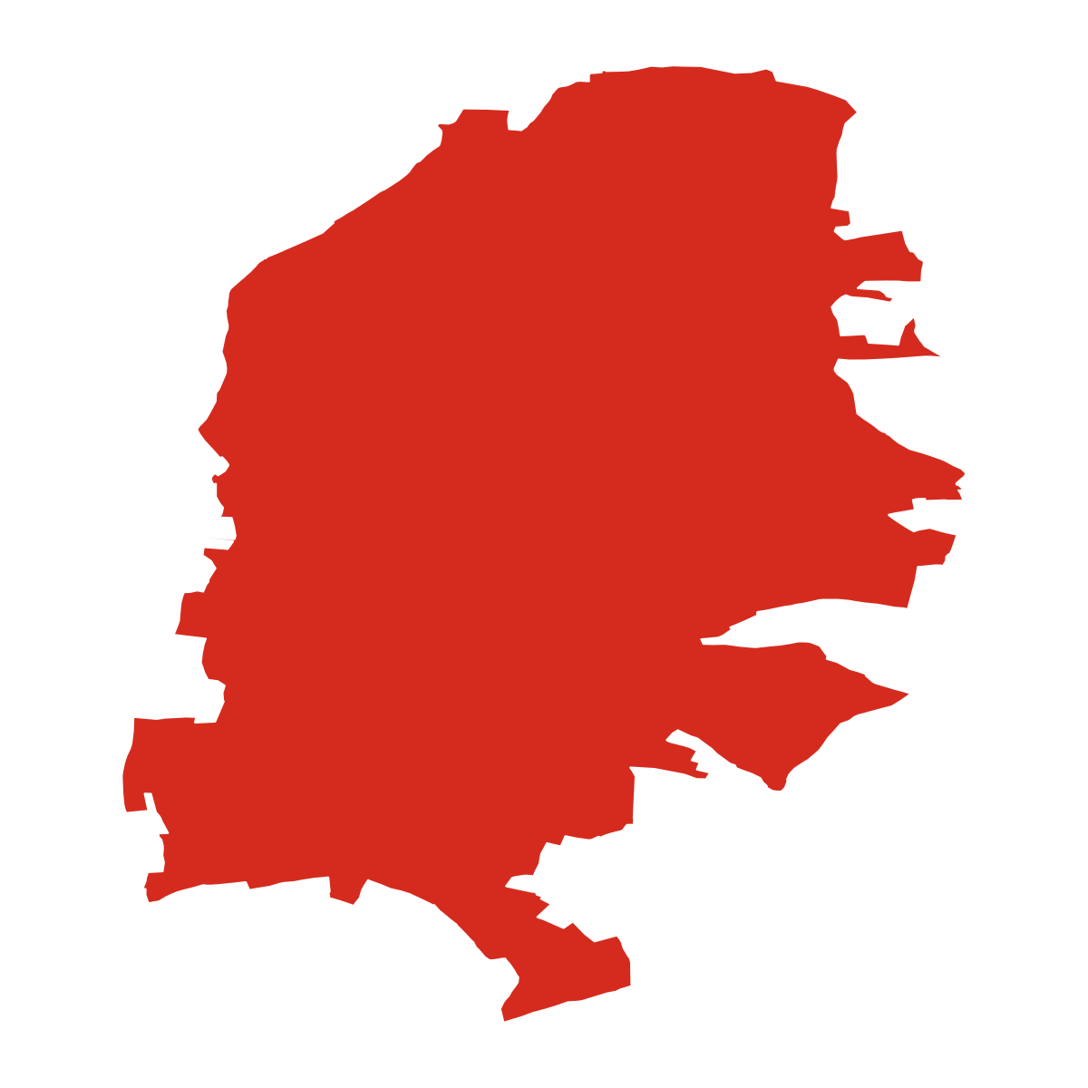 Chrášťovice boundary map