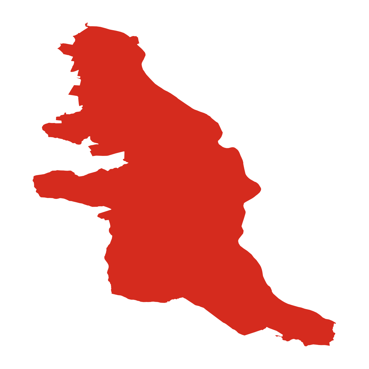 Chřešťovice boundary map