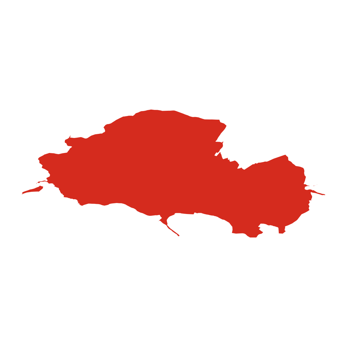 Chřibská boundary map