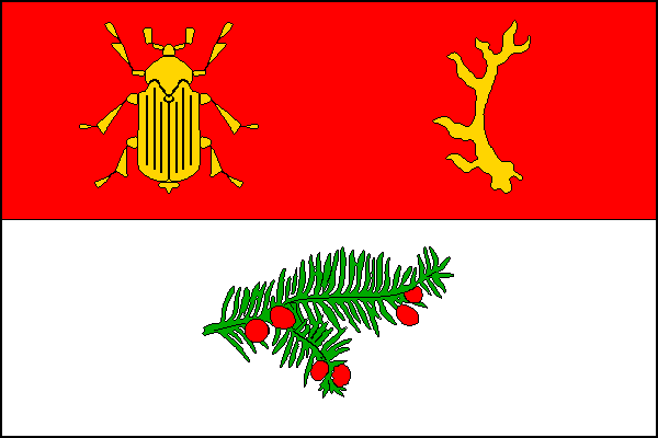 Flag of Chříč, Plzeň Region