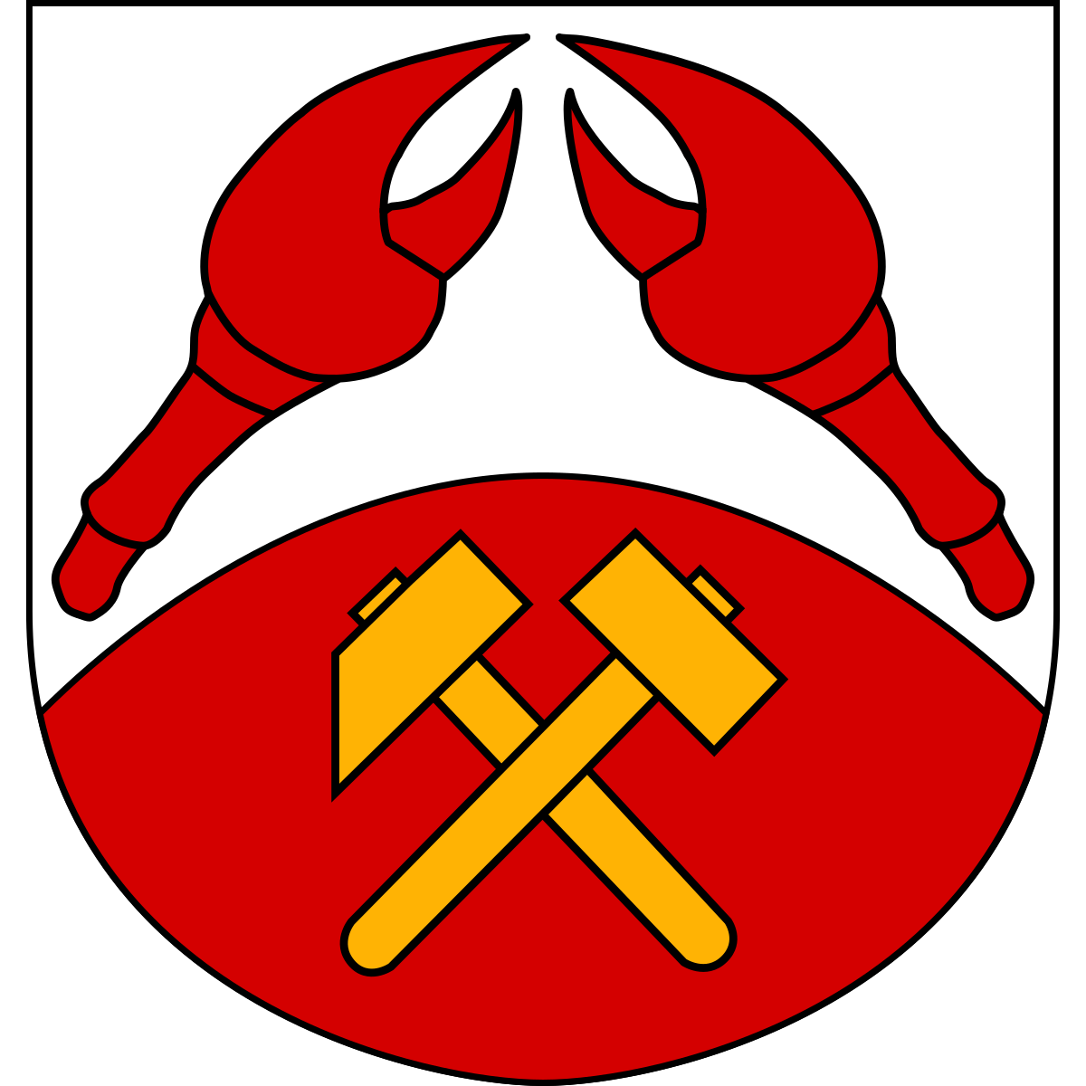 Coat of arms of Chrustenice, Central Bohemian Region