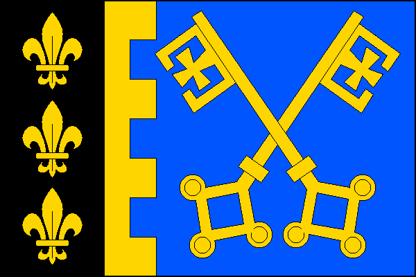 Flag of Chýně, Central Bohemian Region