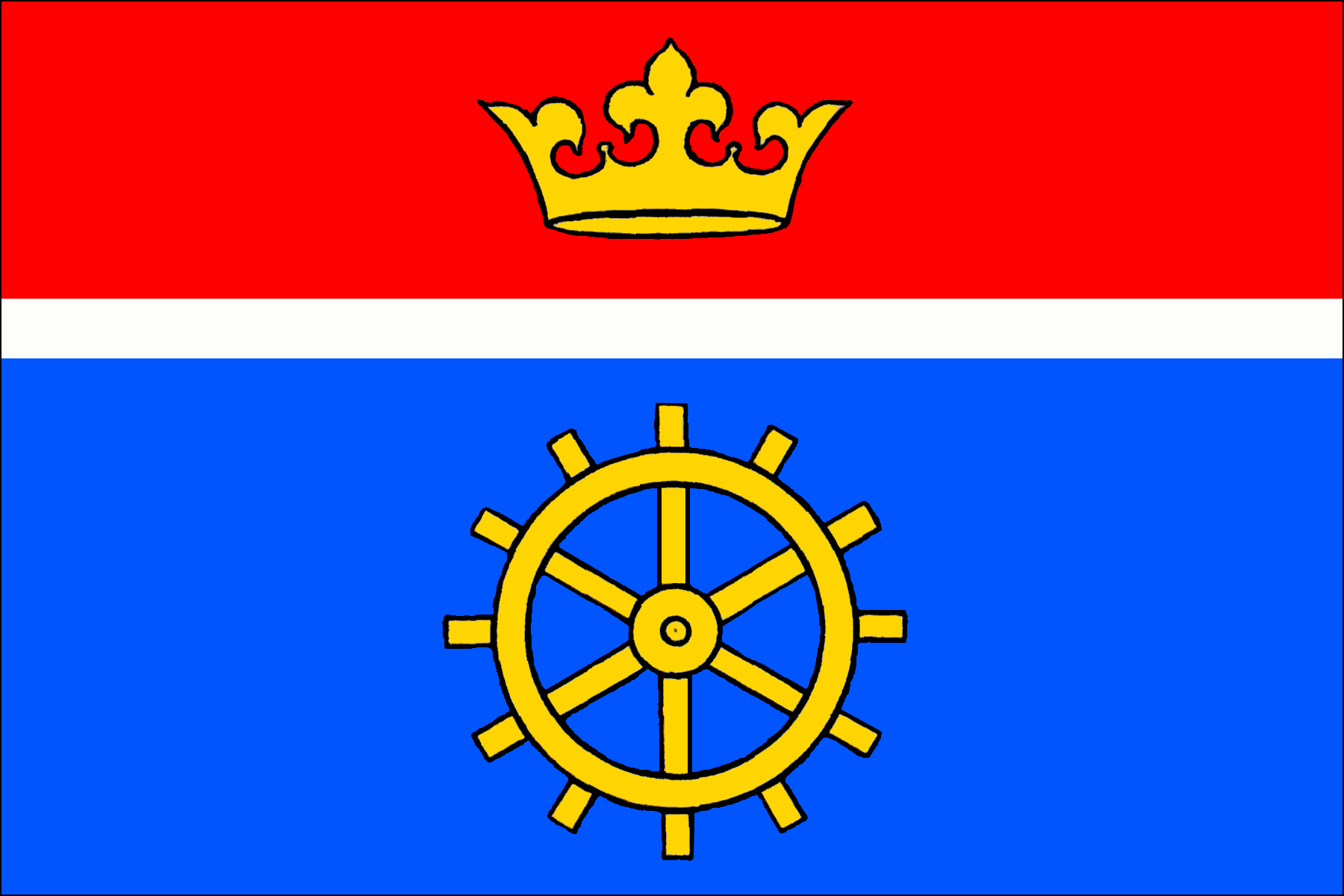 Flag of Chýnice, Central Bohemian Region
