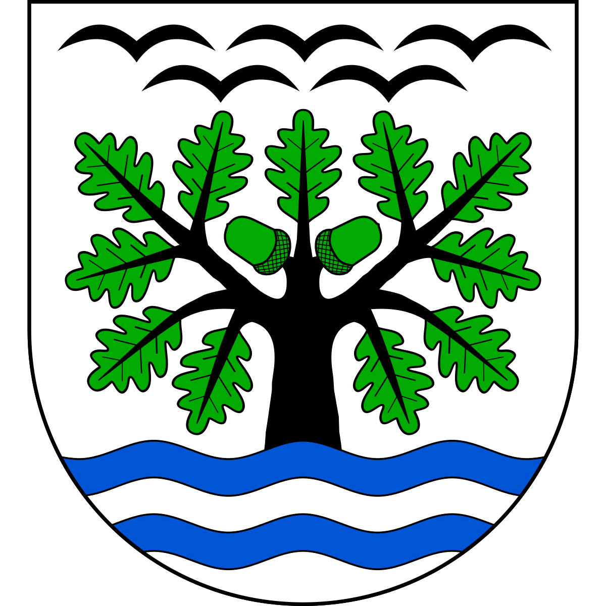 Coat of arms of Čihátka, Central Bohemian Region