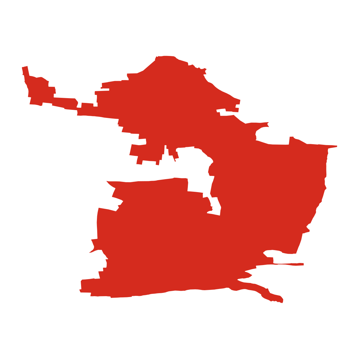 Čimelice boundary map