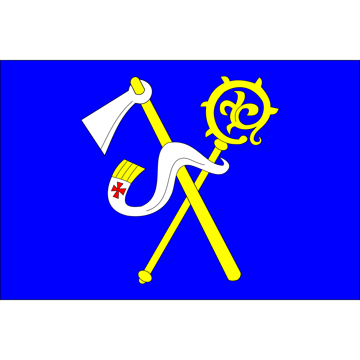 Flag of Číměř, Vysočina Region
