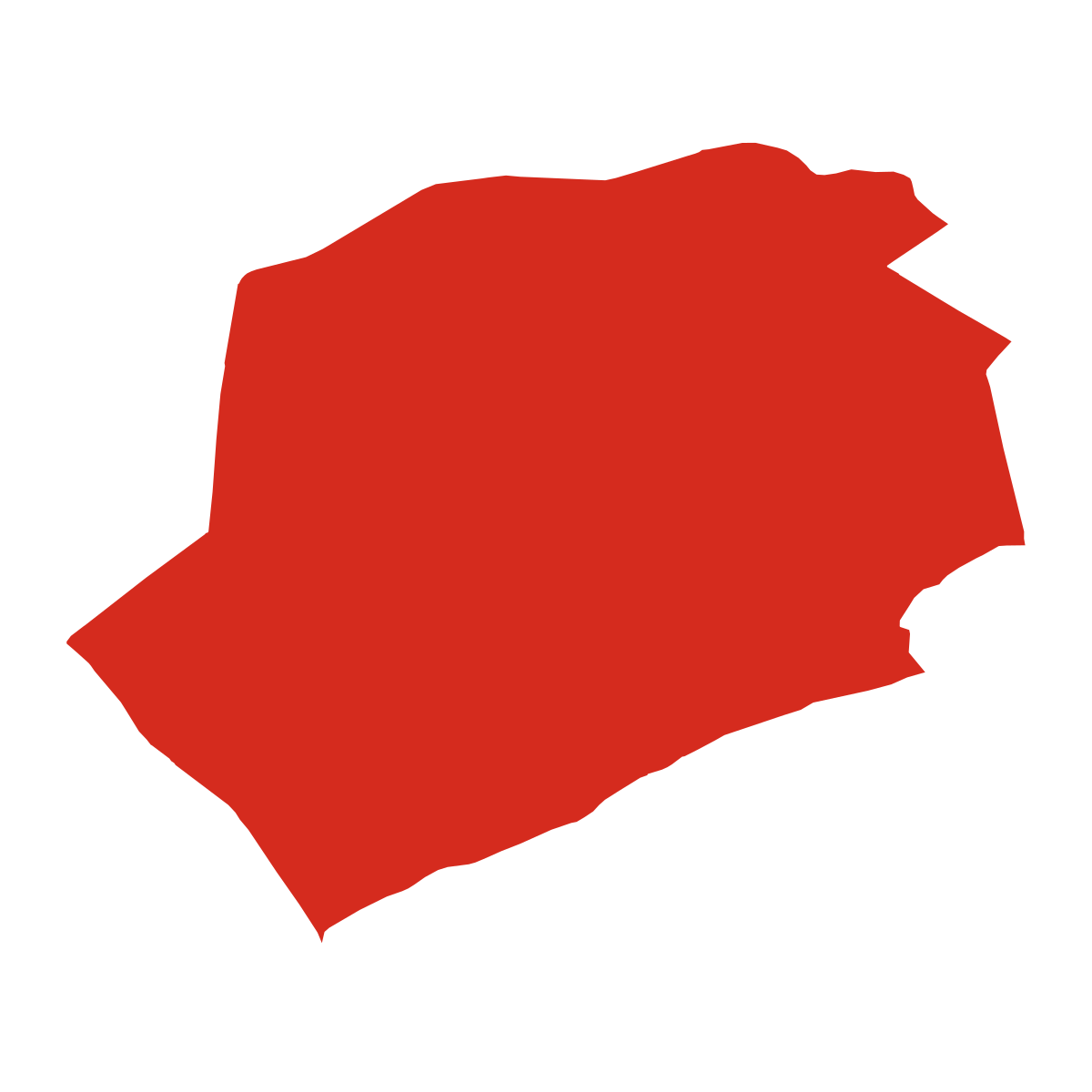 Císařov boundary map