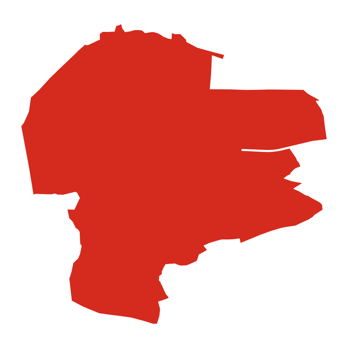 Čižice boundary map