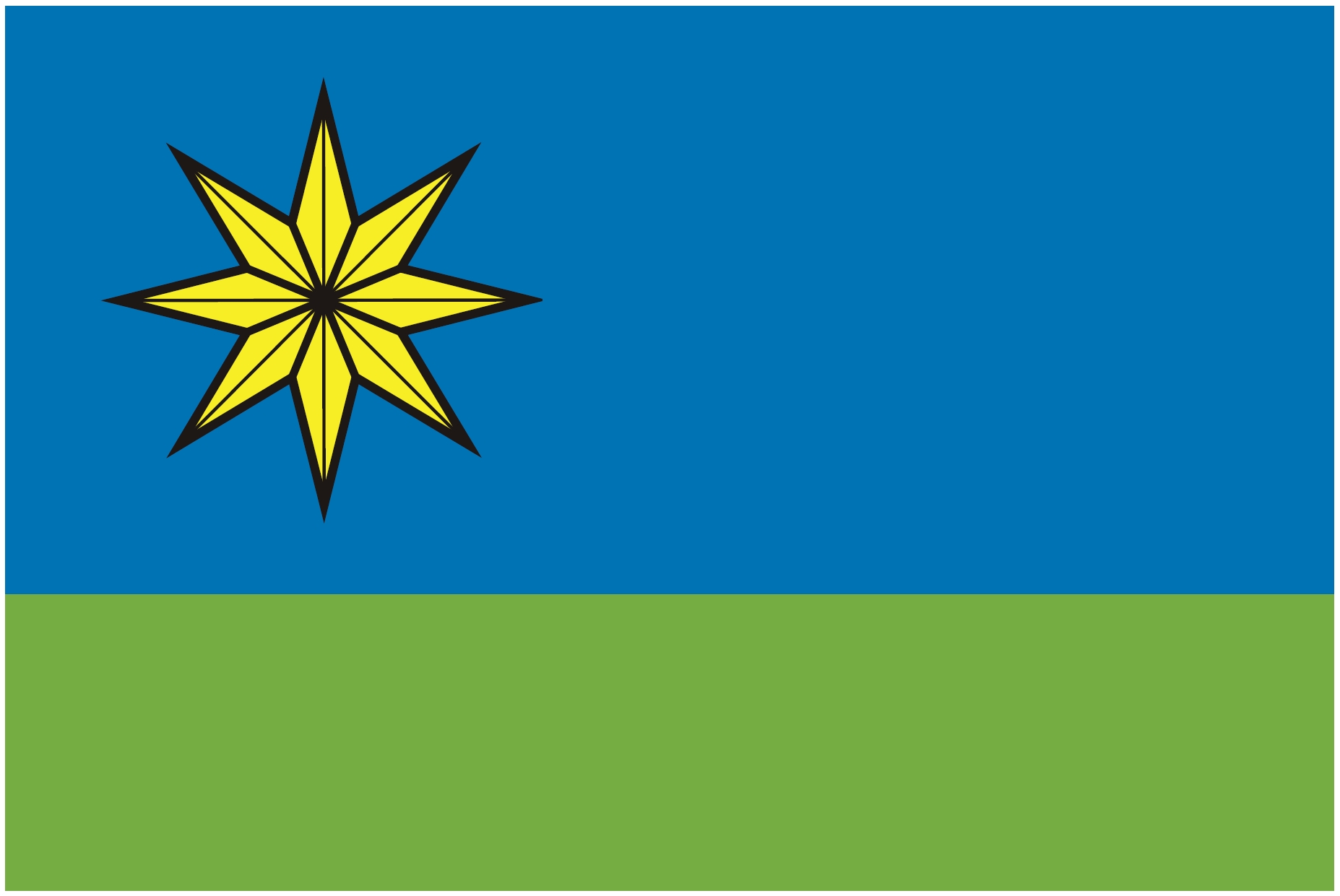 Flag of Dalov, Olomouc Region