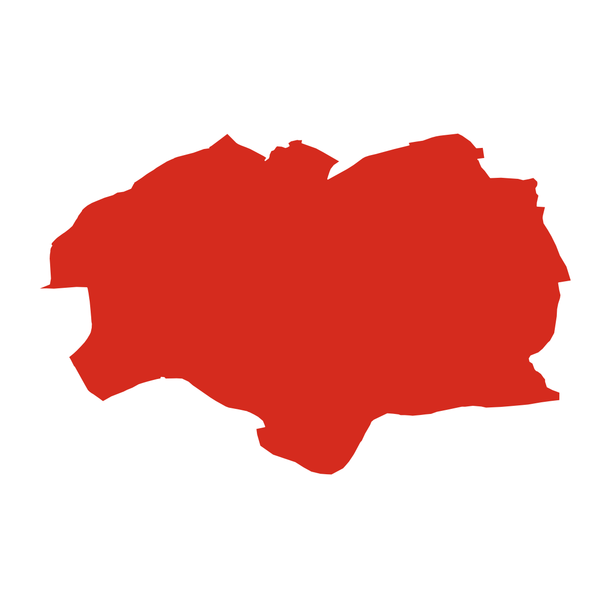 Dalovice boundary map