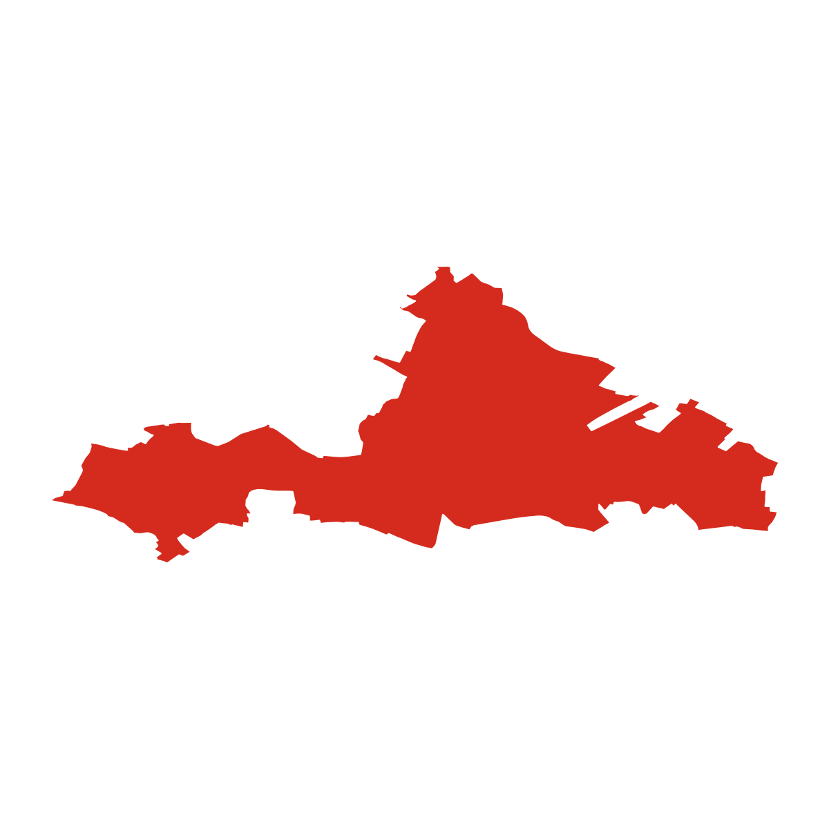 Dašice boundary map